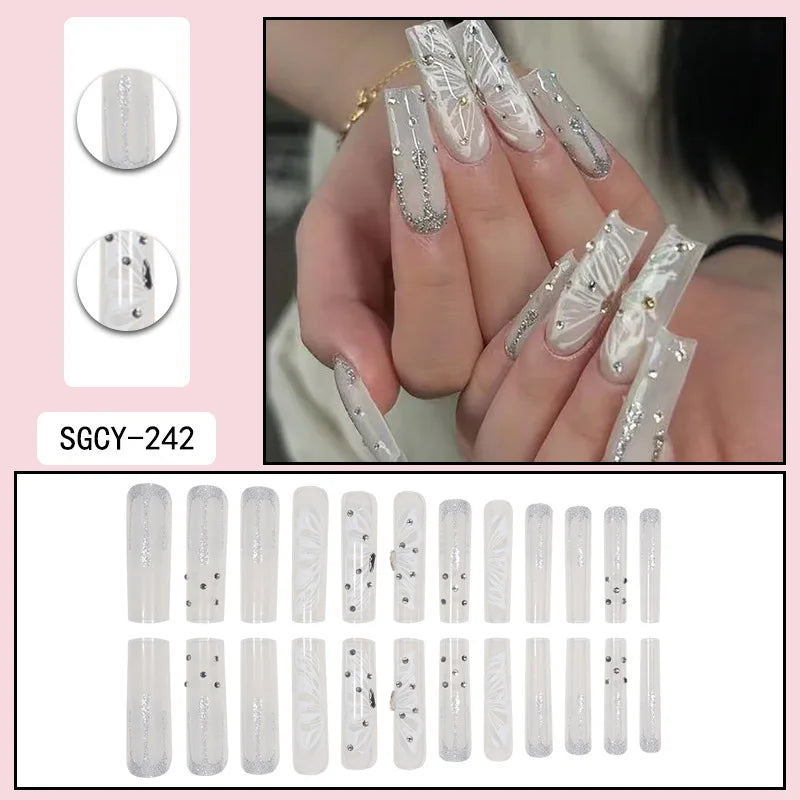 Long Shaped press on nails