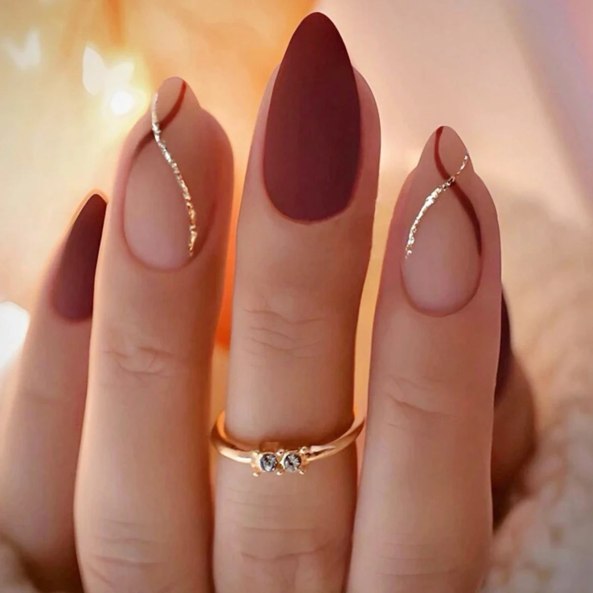 French Red Gold Line