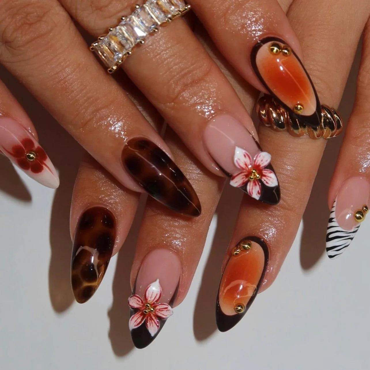 Marble Cracks Nail Sets